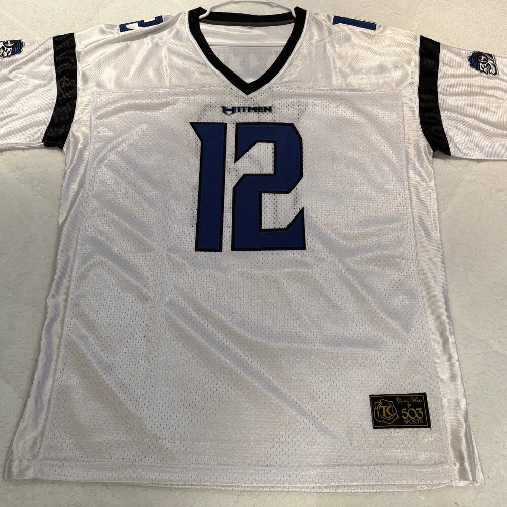 XFL UFL - NY/NJ Hitmen - Jersey - #12 - Size 2XL (XXL)